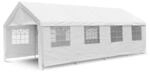 VCM Pavillon Ma&szlig;e ca. 3x4x8 m wasserabweisende 180g / m&sup2; PE Plane Partyzelt 