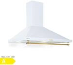 Montblanc 90 Dunstabzugshaube 610m&sup3;/h 165W 2x1,5W LED Reling