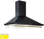Montblanc 90 Dunstabzugshaube 610m&sup3;/h 165W 2x1,5W LED Reling