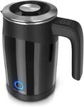Arendo Wasserkocher 0,5 l, 1100 W, Edelstahl Single Reisewasserkocher Mini,