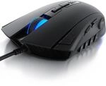 Titanwolf Gaming-Maus kabelgebunden, Gaming Mouse mit 24000 dpi & Gewichtstuning, 12