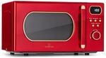 Julieta Mikrowelle mit Grill 20l 700 / 800 W &Oslash;25,5cm 8 Programme Rot