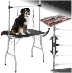 tectake&reg; Trimmtisch, mit h&ouml;henverstellbarem Galgen und 2 Schlingen, rutschfeste und