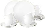 Seltmann Weiden Kaffeeservice Liberty Goldrand 18er Set