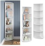 Vicco Eckregal Kinderregal Kinderzimmerregal Ecki Wei&szlig; 180 x 40 cm Regal Ablage