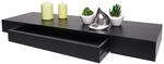 Wandregal MCW-H37, Schweberegal Wandboard H&auml;ngeregal Regal, Schublade Massiv-Holz