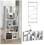 Vicco Raumteiler Noa B&uuml;cherregal Standregal Aktenregal Hochregal Regal Wei&szlig;