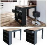 VICCO Bartisch REPOSE Tresen Tisch Regal Bistrotisch Schublade Eiche Anthrazit