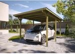 Weka Flachdachcarport Einzelcarport 606 Gr. 1