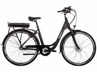 Saxxx City-E-Bike Advanced Plus, schwarz matt, 50 cm Rahmenhöhe