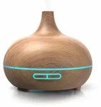 Arendo Aroma Diffuser, Luftbefeuchter, Vernebler in Holz Optik, Diffusor mit 7...