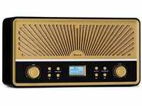 Glastonbury Go Digital-Radio Stereo Akku BT DAB/UKW MP3 USB Line-In Schwarz