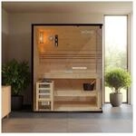 HOME DELUXE Traditionelle Sauna SHADOW L - 150 x 120 cm f&uuml;r 3 Personen