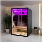 HOME DELUXE Infrarotkabine NERO M - 190 x 120 cm f&uuml;r 2 Personen