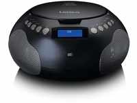 Lenco SCD-341 Portable Boombox DAB+ FM Radio CD MP3 AUX Bluetooth