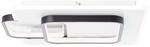 BRILLIANT Lampe, Rezia LED Deckenleuchte 45x40cm wei&szlig;/schwarz, 1x LED integriert,
