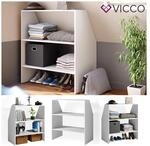 VICCO Dachschr&auml;genregal B&uuml;cherregal Wandregal Standregal Regal Dachschr&auml;ge Wei&szlig;