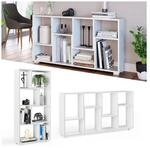 Vicco Raumteiler Domus 8 offene F&auml;cher wei&szlig; B&uuml;cherregal Standregal Aktenregal
