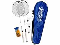 Best Sporting Badminton Schläger Set 200 XT mit Bällen I 2 Federballschläger mit 3