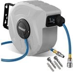MASKO&reg; Automatik Druckluftschlauch Aufroller &ndash; Schlauchtrommel mit 1/4" Anschluss,