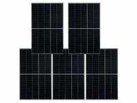 RISEN Solarpanel RSM40-8-410M 5er Set 2050 Watt - Balkonkraftwerk Solarmodul je...