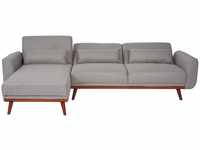 Sofa MCW-J20, Couch Ecksofa, L-Form 3-Sitzer Liegefläche Schlaffunktion Stoff/Textil