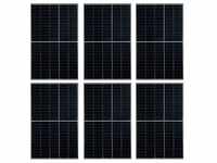 RISEN Solarpanel RSM40-8-410M 6er Set 2460 Watt - Balkonkraftwerk Solarmodul je...
