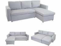 Schlafsofa MCW-D92, Couch Ecksofa Sofa, Schlaffunktion 220x152cm Stoff/Textil ~