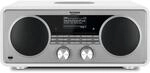 TechniSat DIGITRADIO 602 Kompaktanlage mit DAB, UKW, Internet, 70 W wei&szlig;/silber