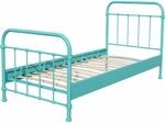 Vipack Metallbett New York 90x200 cm, t&uuml;rkis
