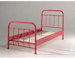 Vipack Metallbett New York 90x200 cm, rot