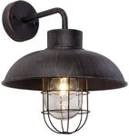 BRILLIANT Lampe Portland Au&szlig;enwandleuchte h&auml;ngend rostfarbend 1x A60, E27, 60W,