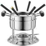 M&auml;ser Fondueset, Edelstahl - Silber