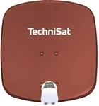 TechniSat DIGIDISH 45 Sat-Sch&uuml;ssel mit Twin-LNB & Wandhalterung, 2 TN ziegelrot