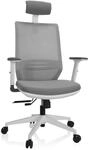 hjh OFFICE Profi B&uuml;rostuhl PROFONDO PRO W Stoff / Netzstoff mit Armlehnen
