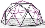 Kletterger&uuml;st 305x305x155cm DomeClimber Kinder Kletterkuppel Geodome 10FT -