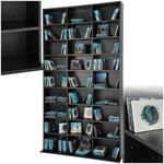 tectake&reg; CD DVD Regal, in Holzoptik, h&ouml;henverstellbare und herausnehmbare