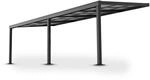 Juskys Terrassendach Jakarta 6x3 m - Schiebedach, Alu mit Doppelstegplatten,