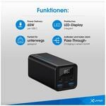 XLayer Power Bar 20.000-mAh 65 Watt PD Black Powerbank