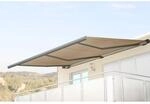 Elektrische Kassettenmarkise MCW-H27, Markise Vollkassette 6x3m ~ Polyester creme,