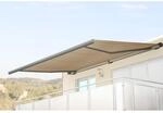 Elektrische Kassettenmarkise H122, Markise Vollkassette 4x3m ~ Polyester Creme,