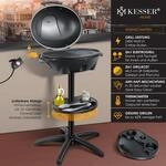 KESSER&reg; elektrischer Elektrogrill 2in1 Tischgrill - Standgrill mit Deckel...
