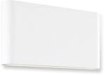 Brilliant Welbie LED Au&szlig;enwandleuchte wei&szlig;, 14W integriert, 1300 Lumen, Warmwei&szlig;
