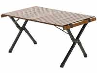 TRAVELLIFE Rolltisch Iver Campingtisch Lamellen Camping Klapptisch Holz 90x60 cm