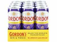 Gordons Gin Tonic 10,0 % vol 0,25 Liter Dose, 12er Pack