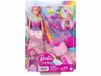 Mattel HNJ06 - Barbie - Dreamtopia - Flechtspaß inkl. Stylingwerkzeug und