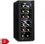 Shiraz 12 Duo Weink&uuml;hlschrank 2 Zonen 42L/12 Flaschen 5-12 / 12-18 &deg;C Touch 12