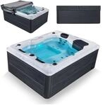 Artsauna Outdoor Whirlpool Oasis - Massaged&uuml;sen, LED Licht, Filter, Abdeckung &