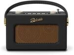 ROBERTS Revival Uno BT black DAB+ Radio (Bluetooth, Wecker, Snooze, Batterie- oder