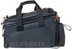 BASIL Gep&auml;cktr&auml;gertasche "Miles" XL Pro, schwarz/orange